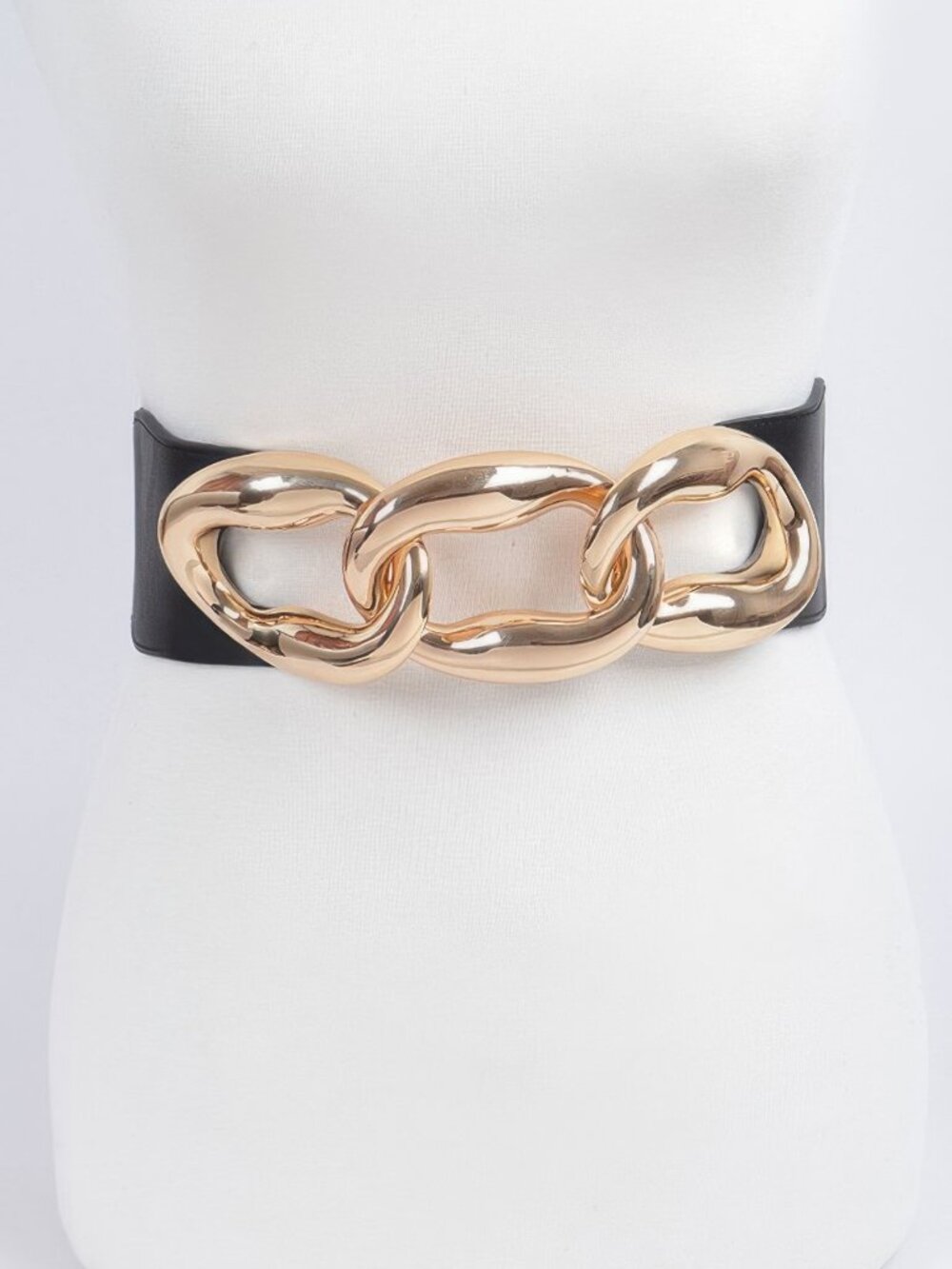 Oversized Chain Plus Size Elastic Belt
